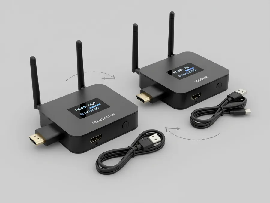 HDMI wireless (pemancar & penerima) untuk kebutuhan acara