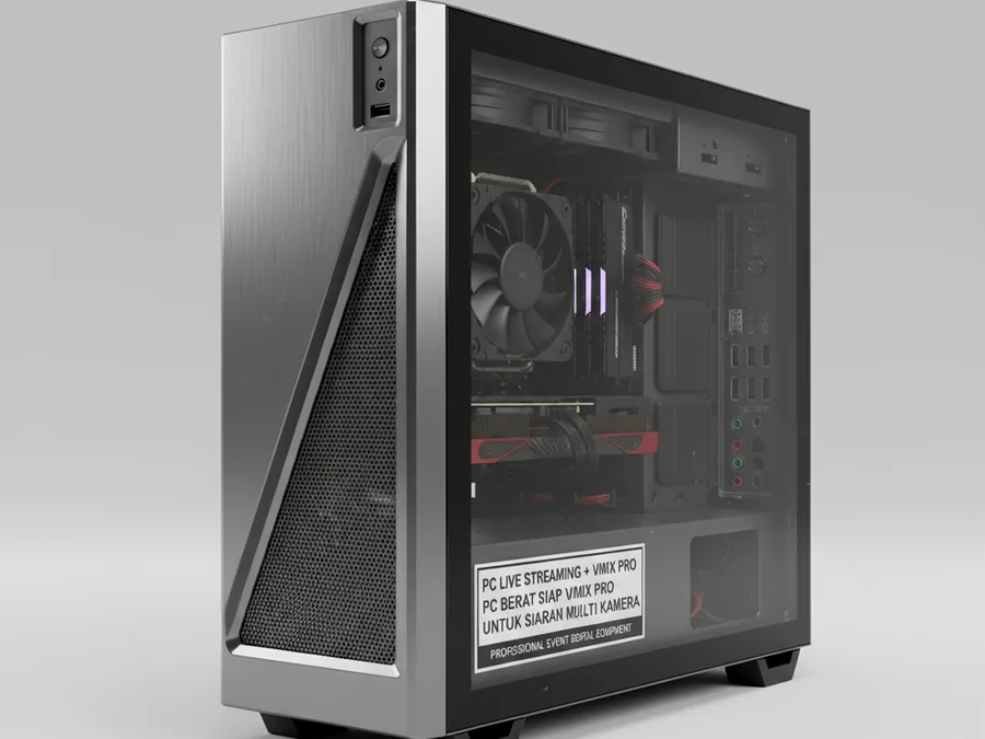 PC live streaming + Vmix Pro untuk kebutuhan acara