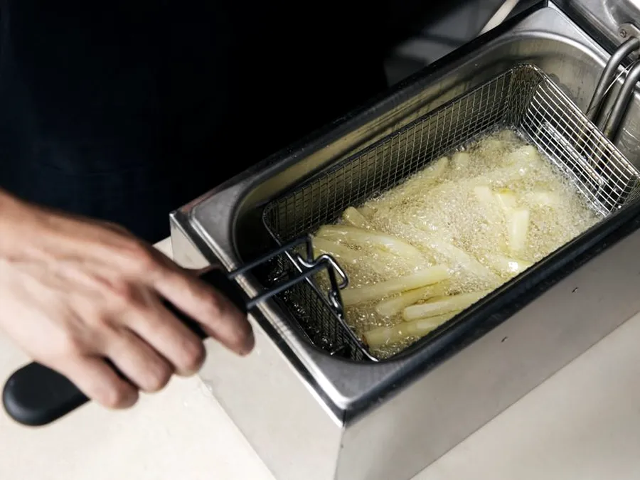 Deep fryer listrik 1 tungku untuk kebutuhan acara dan tenant